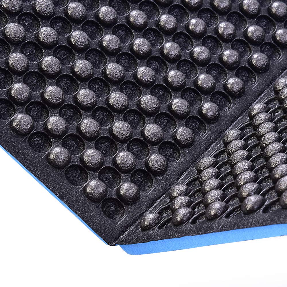 Keenso Folding Foam Mat - Waterproof Portable Outdoor Camping Mat, Lightweight Beach Blanket for Yoga, Picnic, Hiking & Travel - Perfect for Beach, Park, Backyard & Car Camping (Blue)