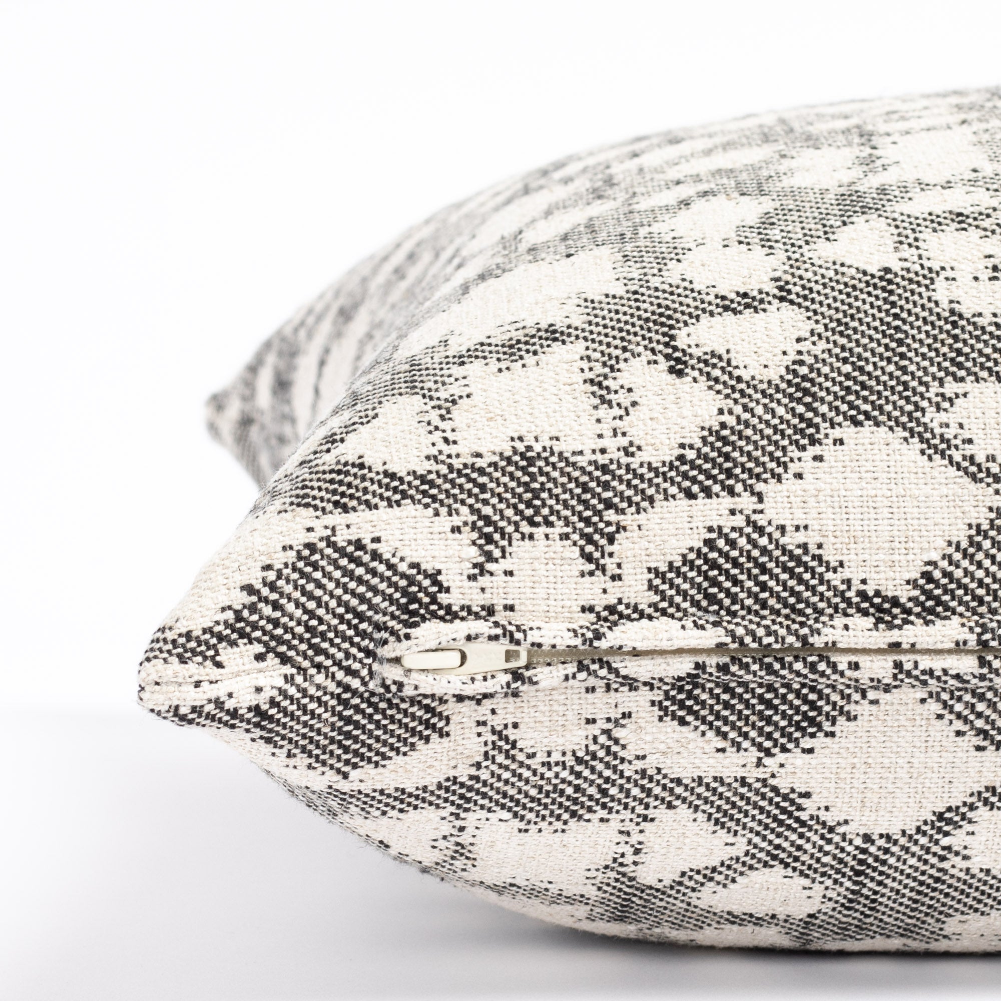 Astrid 20x20 Decorative Throw Pillow Cover - Soft Domino Pattern Cushion for Sofa, Bed, Living Room & Home Decor