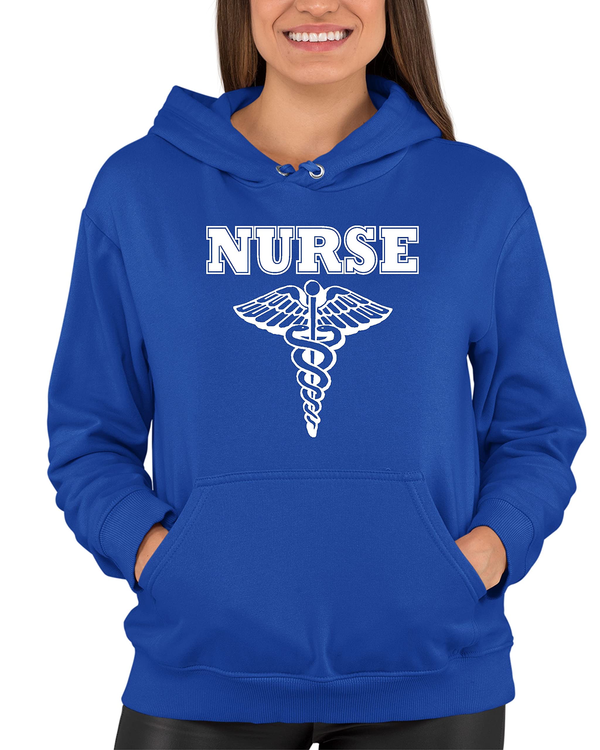 Go All Out Nurse Logo Unisex Sweatshirt Hoodie - Comfortable & Stylish for Medical Professionals, Nursing Students & Healthcare Workers - Perfect for Work, School or Casual Wear