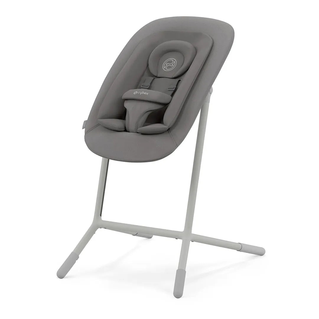 Lemo 4-in-1 Convertible High Chair for Babies & Toddlers - Premium Suede Grey - Perfect for Dining, Feeding & Playtime at Home or Restaurant