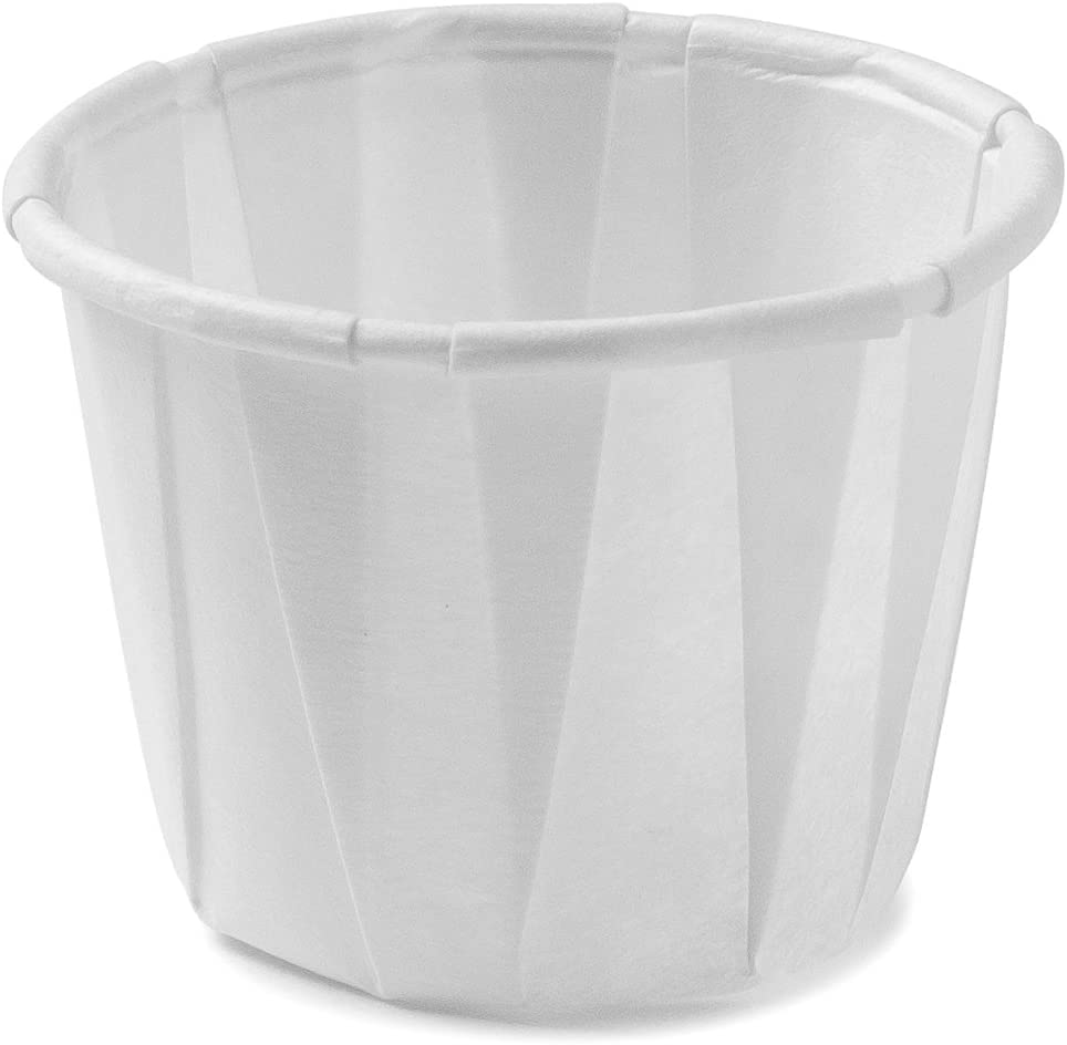 Vakly 3/4 oz Disposable Paper Souffle Cups [15000 Pack] - Small Medicine Cups for Pills, Liquid Medication, Condiments, Food Tasting & Dessert Serving | Perfect for Pharmacies, Hospitals, Restaurants & Home Use