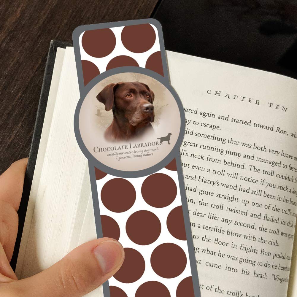 Premium Labrador Retriever Dog Breed Bookmarks - Set of 3 Glossy Laminated Book Accessories for Dog Lovers | Perfect for Reading, Gifts & Collectibles