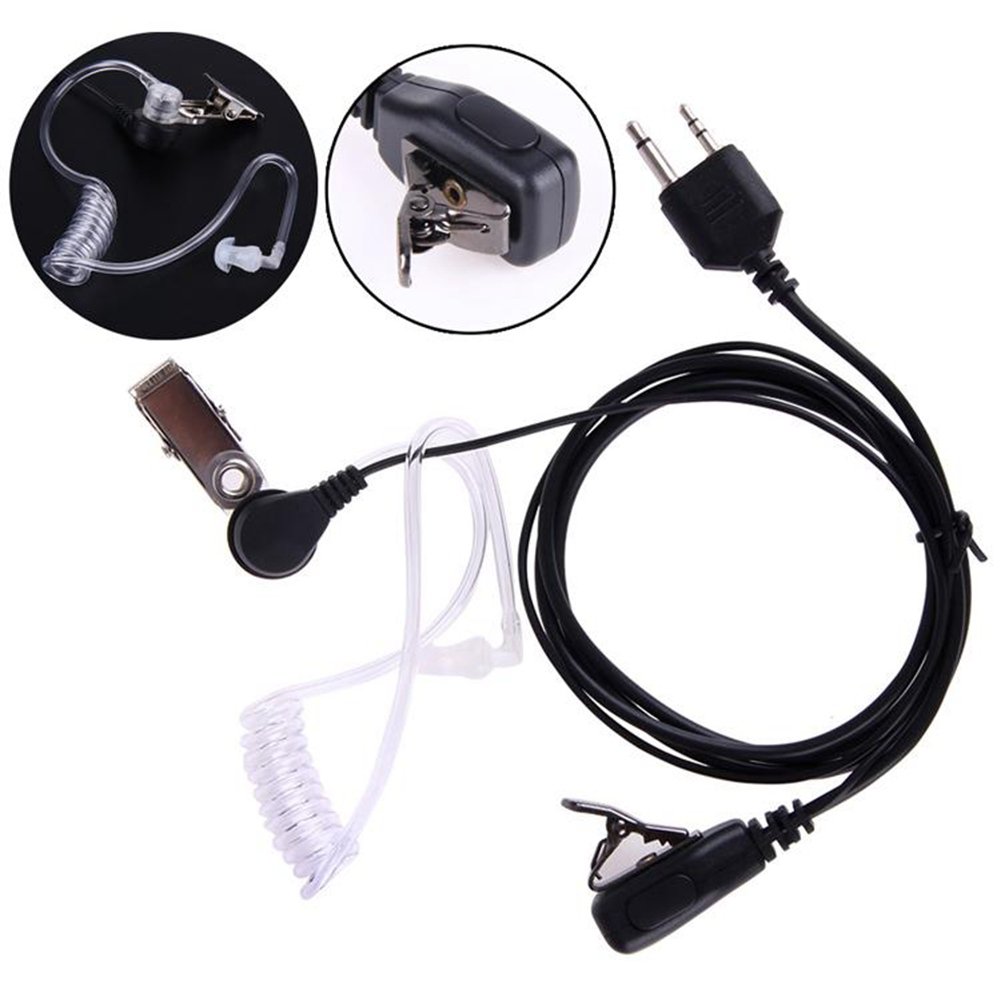 6-Pack Walkie Talkie Headset with Mic for Midland GXT1000VP4 LXT500VP3 GXT1050VP4 GXT1000XB - Security Earpiece for Construction, Warehouse & Outdoor Activities