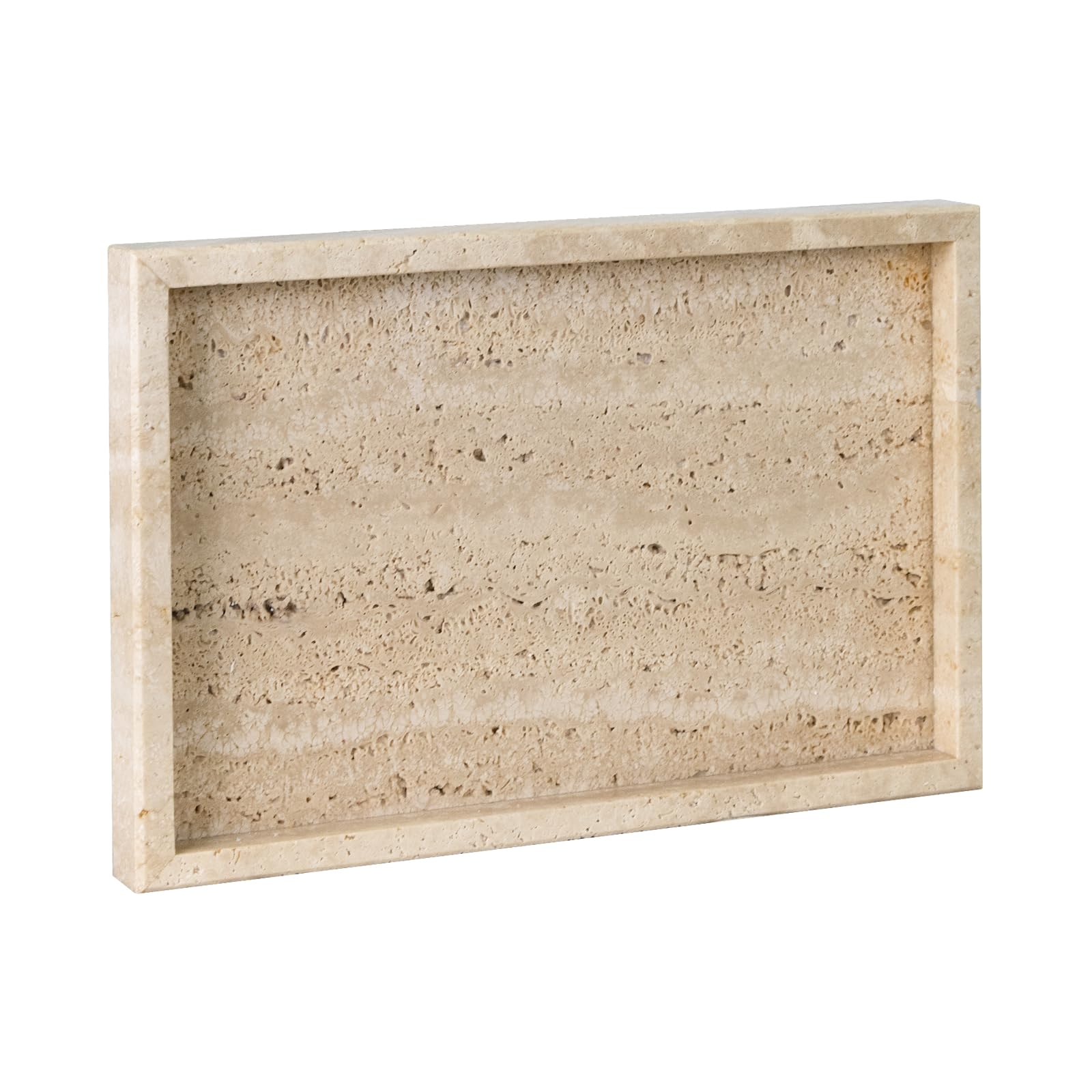 MAONAME Natural Travertine Stone Tray - 10