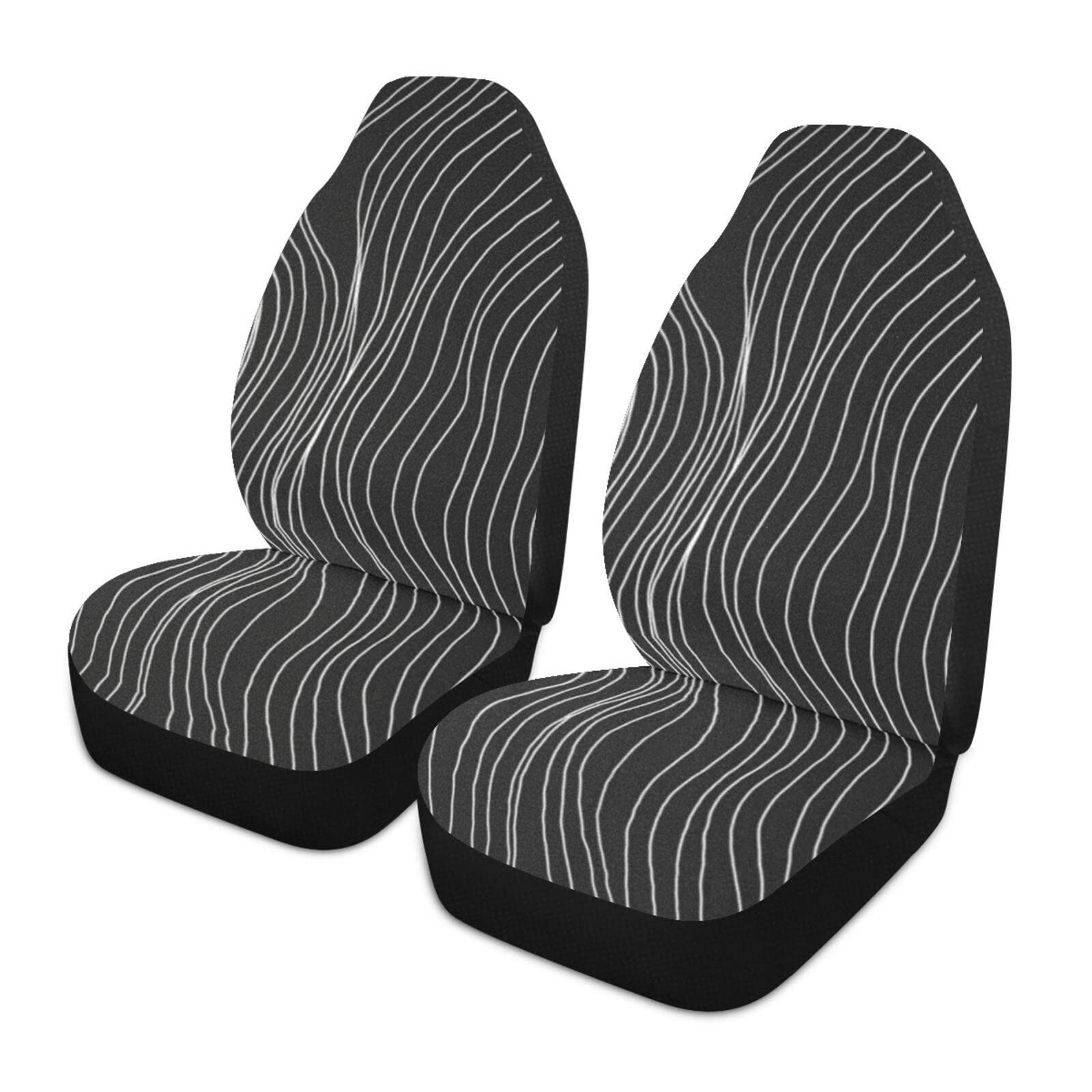 Starry Sky Style Car Seat Covers Set - Universal Fit for Most Cars, Trucks & SUVs | Printed Car Seat Protectors & Decor Accessories | Perfect for Road Trips & Daily Commutes