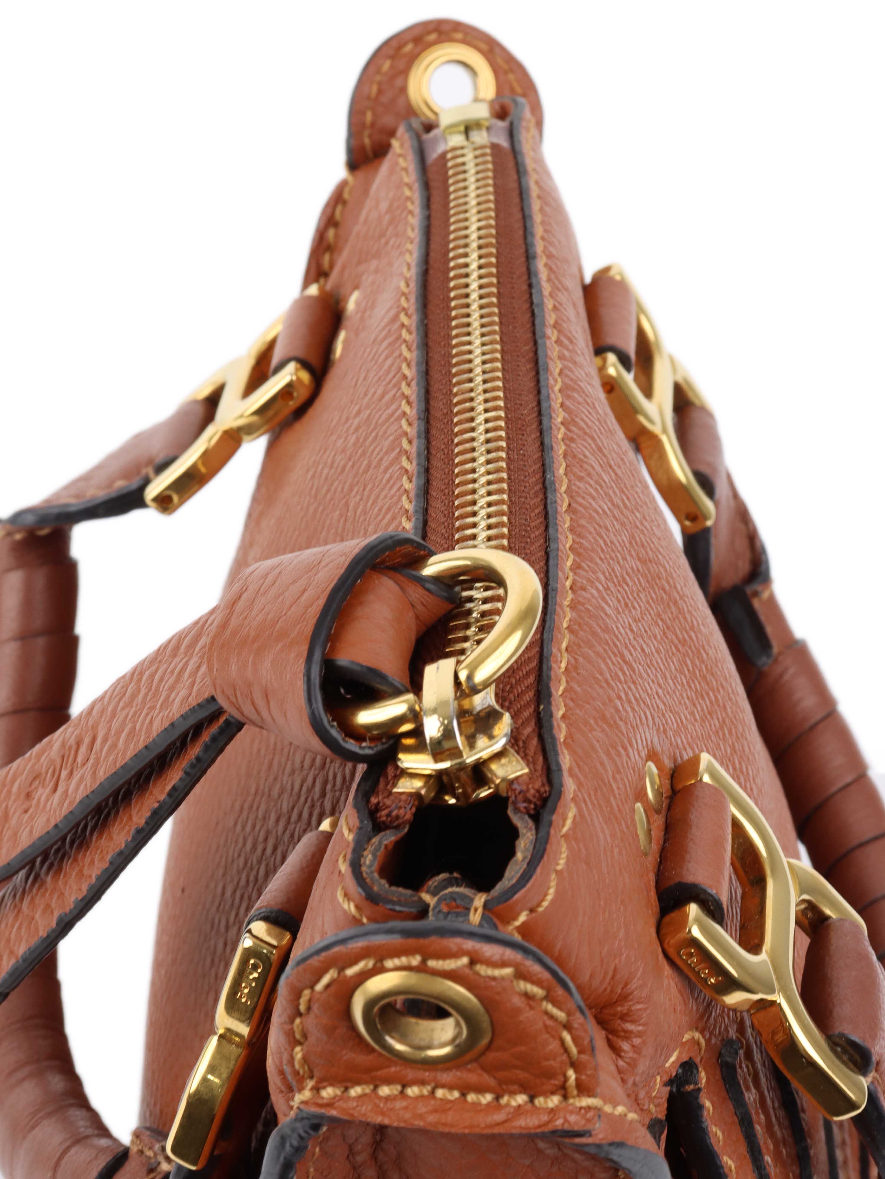 Chloe Brown Mini Marcie Crossbody Bag - Stylish Leather Shoulder Purse for Women | Perfect for Date Night, Travel & Everyday Use