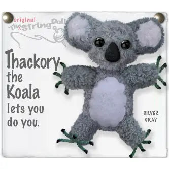 Thackory the Koala Keychain - Cute Animal Key Ring for Backpacks, Purses & Gifts - Perfect for Travel, School & Everyday Use