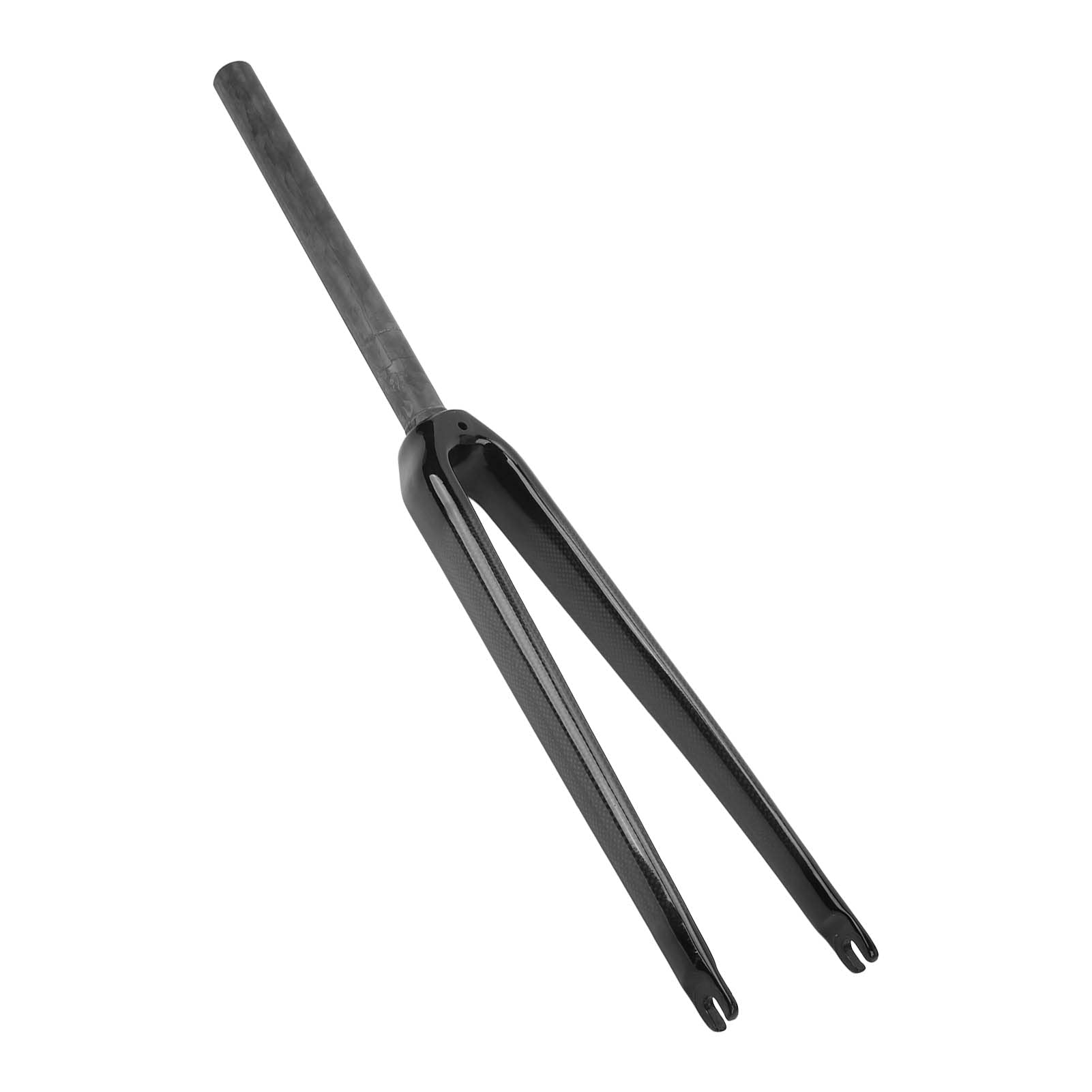 700C Carbon Fiber Road Bike Fork - 3K Stripes, Quick Release, C Brake Rim Brake, Rigid Straight Tube, Superlight MTB Front Fork for Racing & Commuting