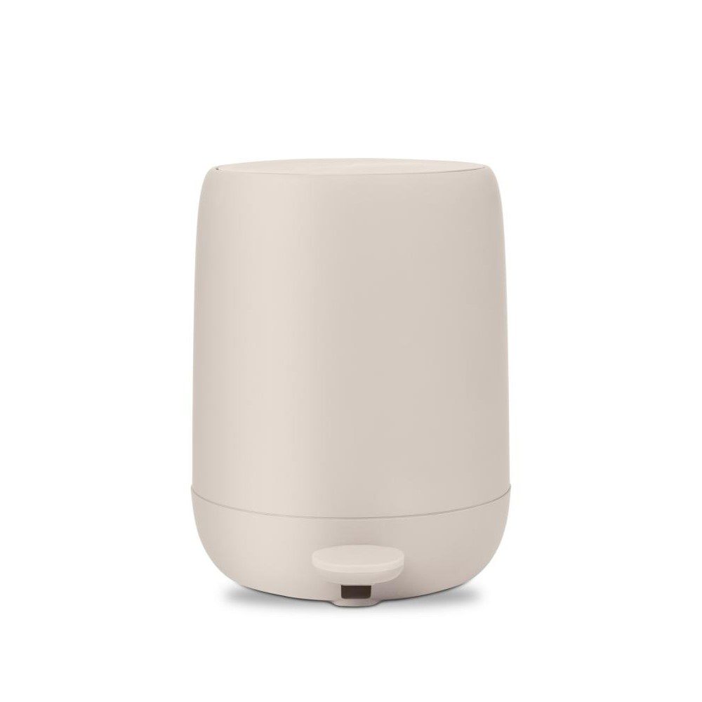 BLOMUS Sono Pedal Bin 30cm Stainless Steel Trash Can with Foot Pedal - Moonbeam Color for Kitchen, Bathroom & Office Waste Disposal