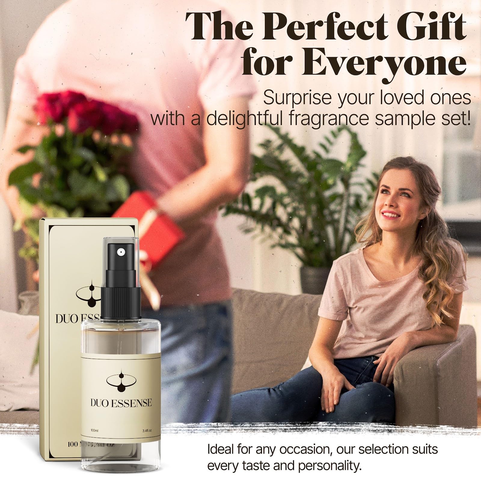 Santal Blush Inspired Men's Perfume - Radiant Woods Fragrance - 3.4 Fl Oz / 100 ml - Long Lasting Cologne for Date Night & Special Occasions