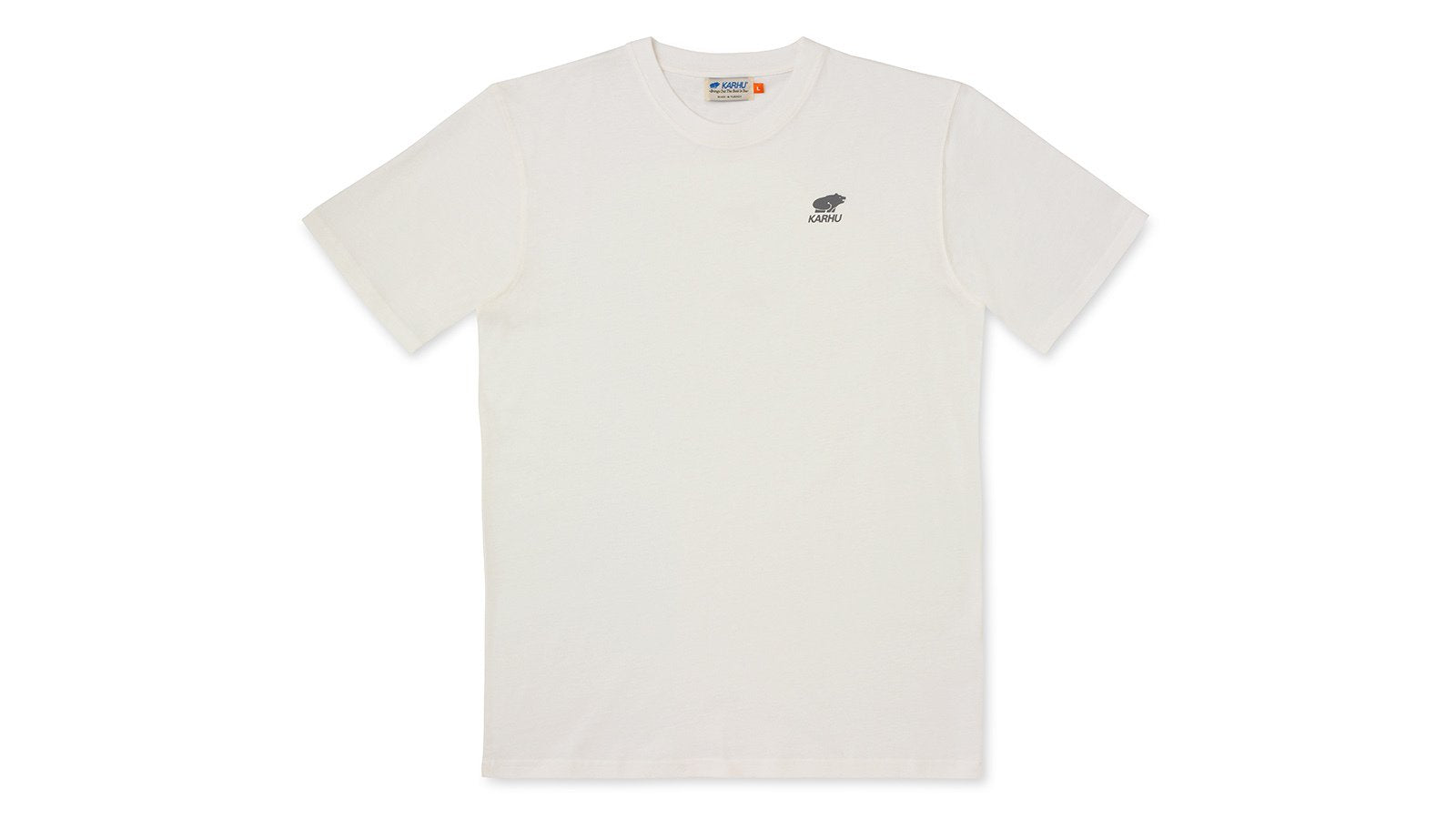 KARHU Worldwide T-Shirt - Sugar Swizzle & Gull Colors | Comfortable Cotton Tee for Men & Women | Perfect for Casual Wear, Street Style & Everyday Outfits