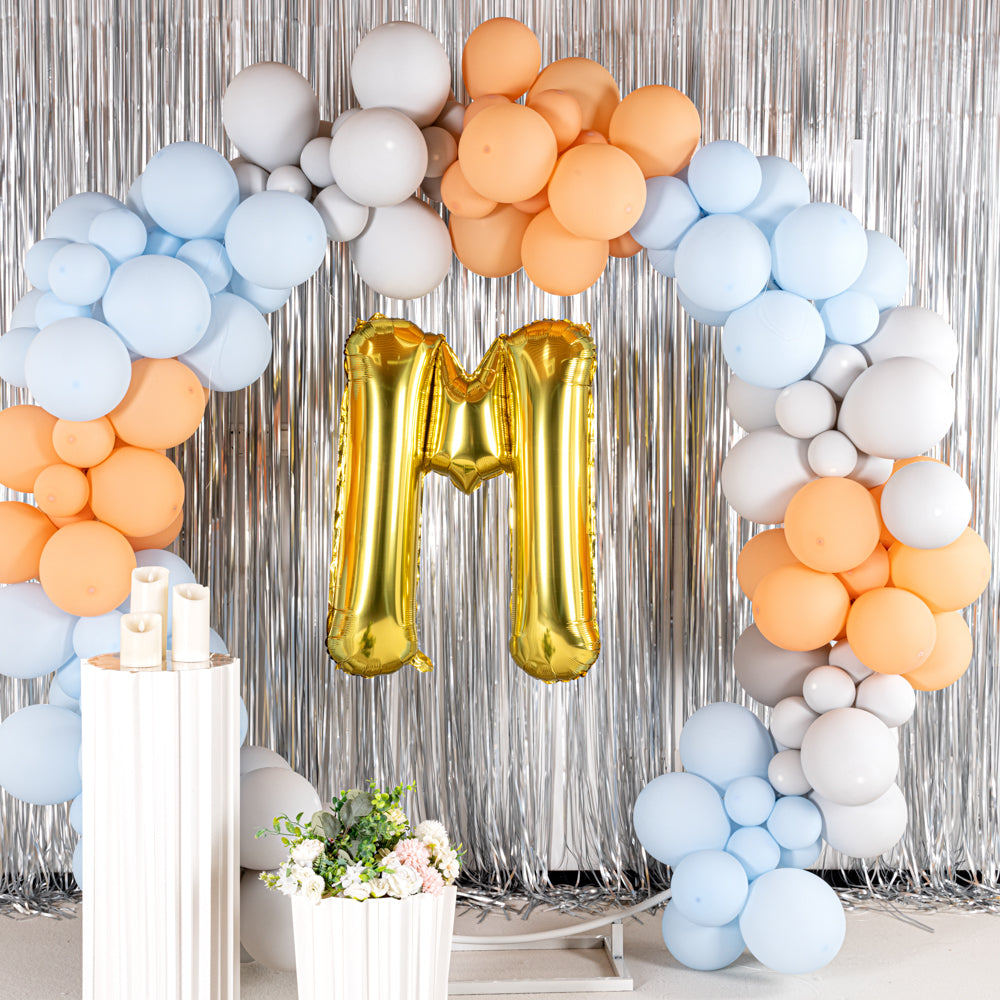 Balloonify Gold Mylar Letter M Balloon - 40 Inch Large Foil Alphabet Balloon for Birthday Party Decorations, Wedding, Baby Shower & Graduation Celebrations