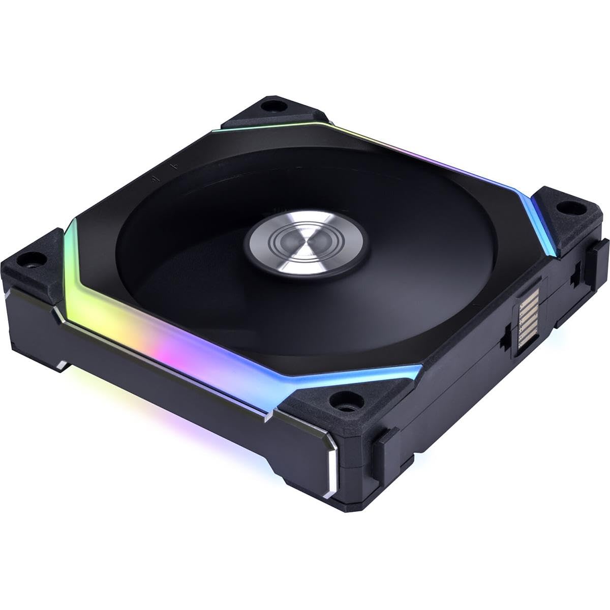 Lian Li UNI Fan SL V2 RGB 120mm PWM Daisy-Chain ARGB PC Case Fan - Single Pack Black (6