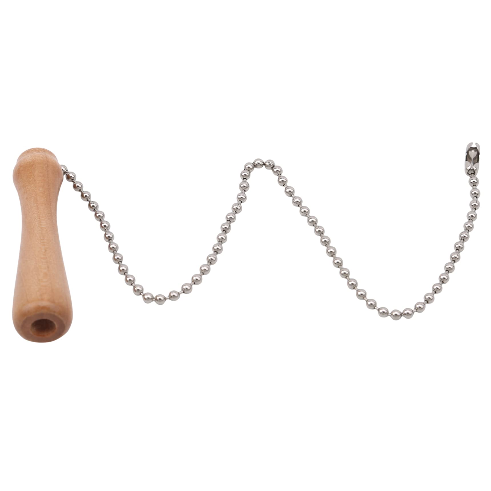 Wooden Ceiling Fan Pull Chain Extension - Replacement Pull Cord for Light & Fan Switch - Perfect for Home, Office, and Bedroom Lighting Control