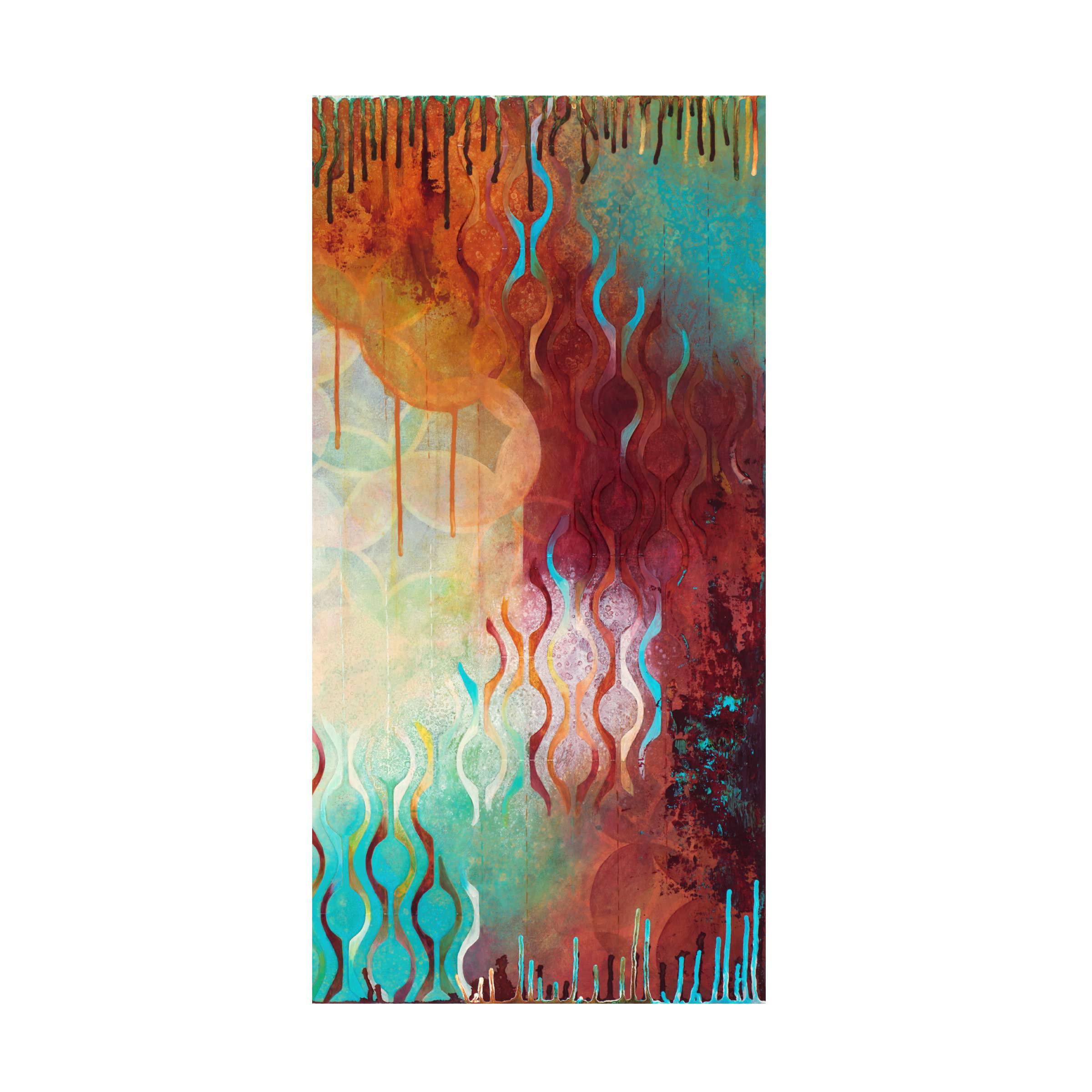 Heather Robinson 'Compliance II' Canvas Wall Art Print - Modern Abstract Painting for Living Room, Bedroom & Office Decor