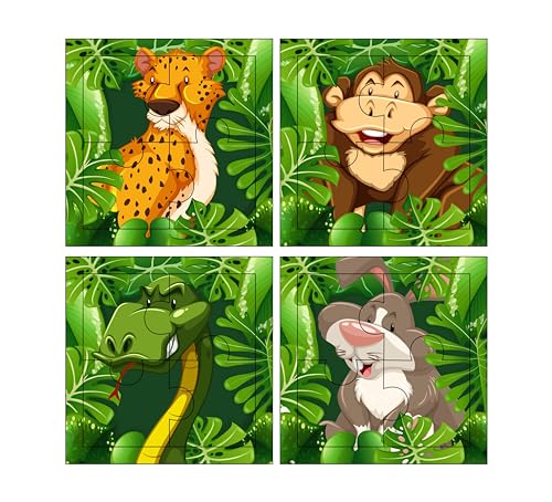 Animal Puzzle 4 PCS