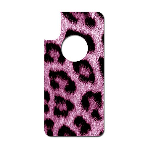 Pink Black Leopard Fur Skin Print