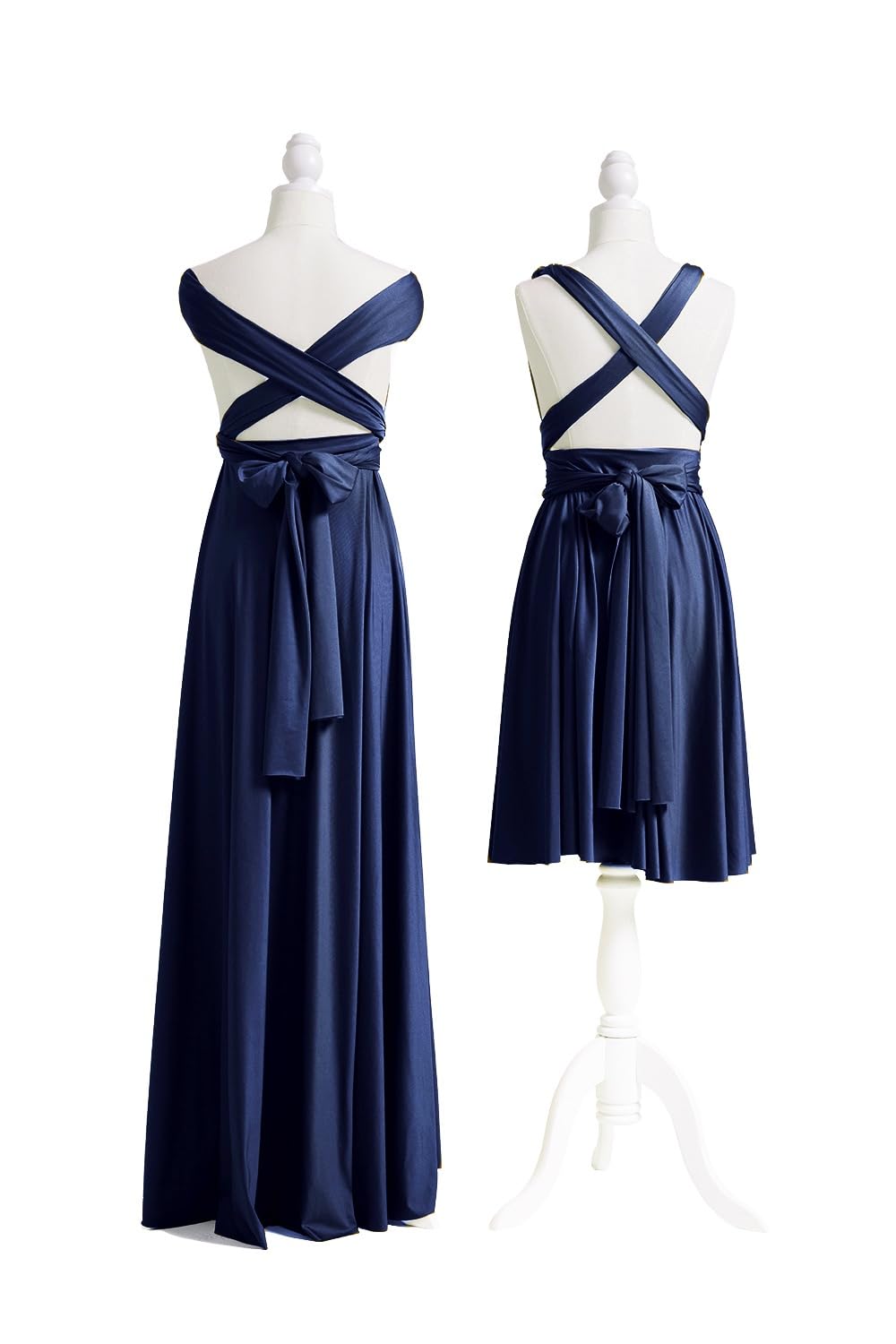 72styles Infinity Convertible Bridesmaid Dress - Bandeau Wrap Dress for Women, Long Plus Size Multi-Way Twist Dress | Perfect for Weddings, Parties & Special Occasions