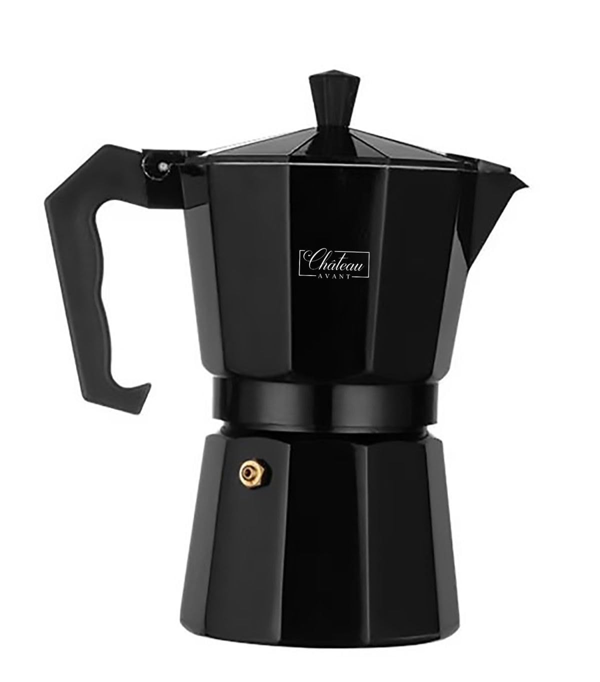 Stovetop Moka Espresso Coffee Maker - 10.6oz Aluminum Italian Coffee Pot for Rich Full-Body Brew - Perfect for Home, Office & Camping Use