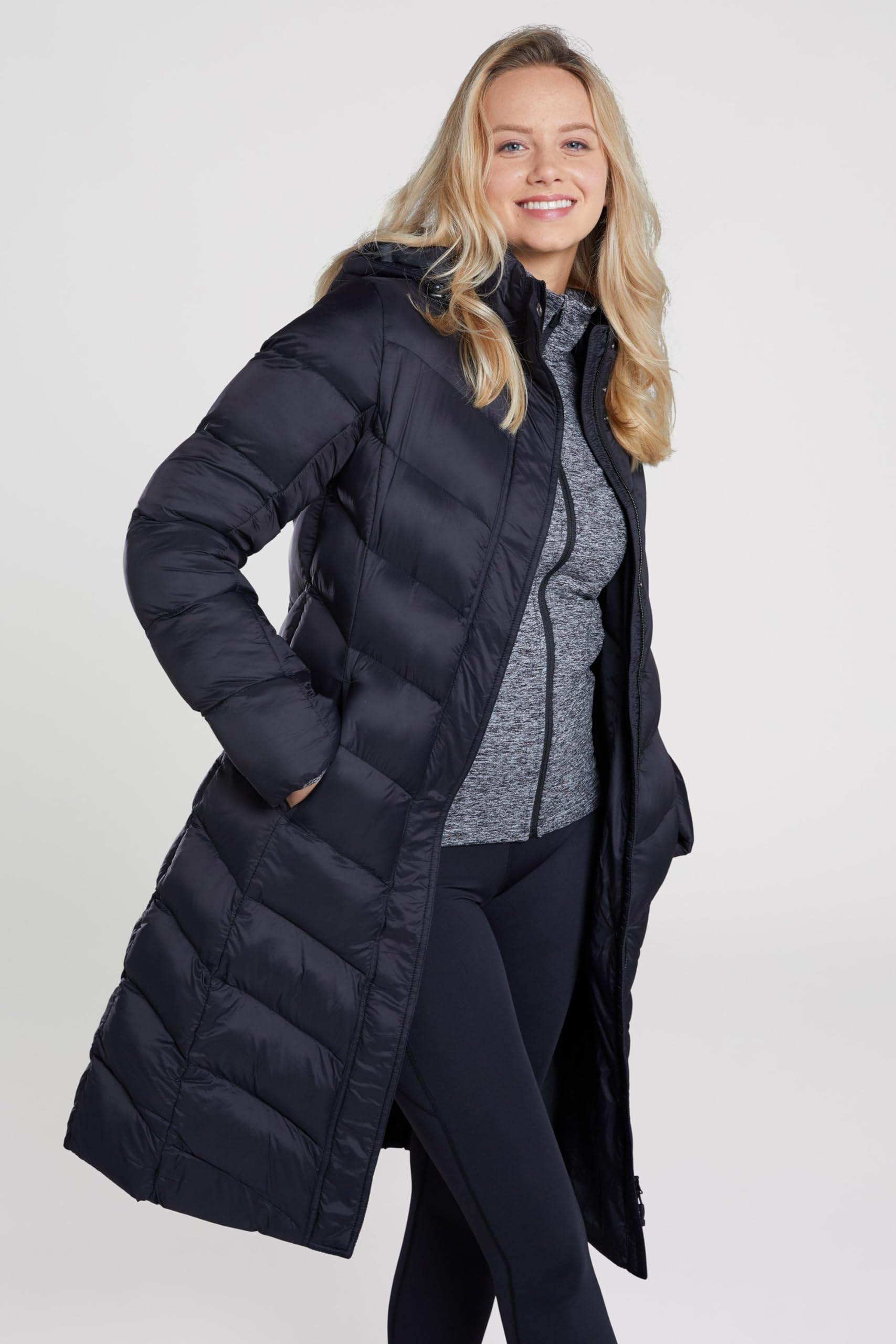 Mountain Warehouse Alexa Women's Padded Winter Jacket - Waterproof Snow Puffer Coat for Cold Weather, Hiking & Outdoor Activities