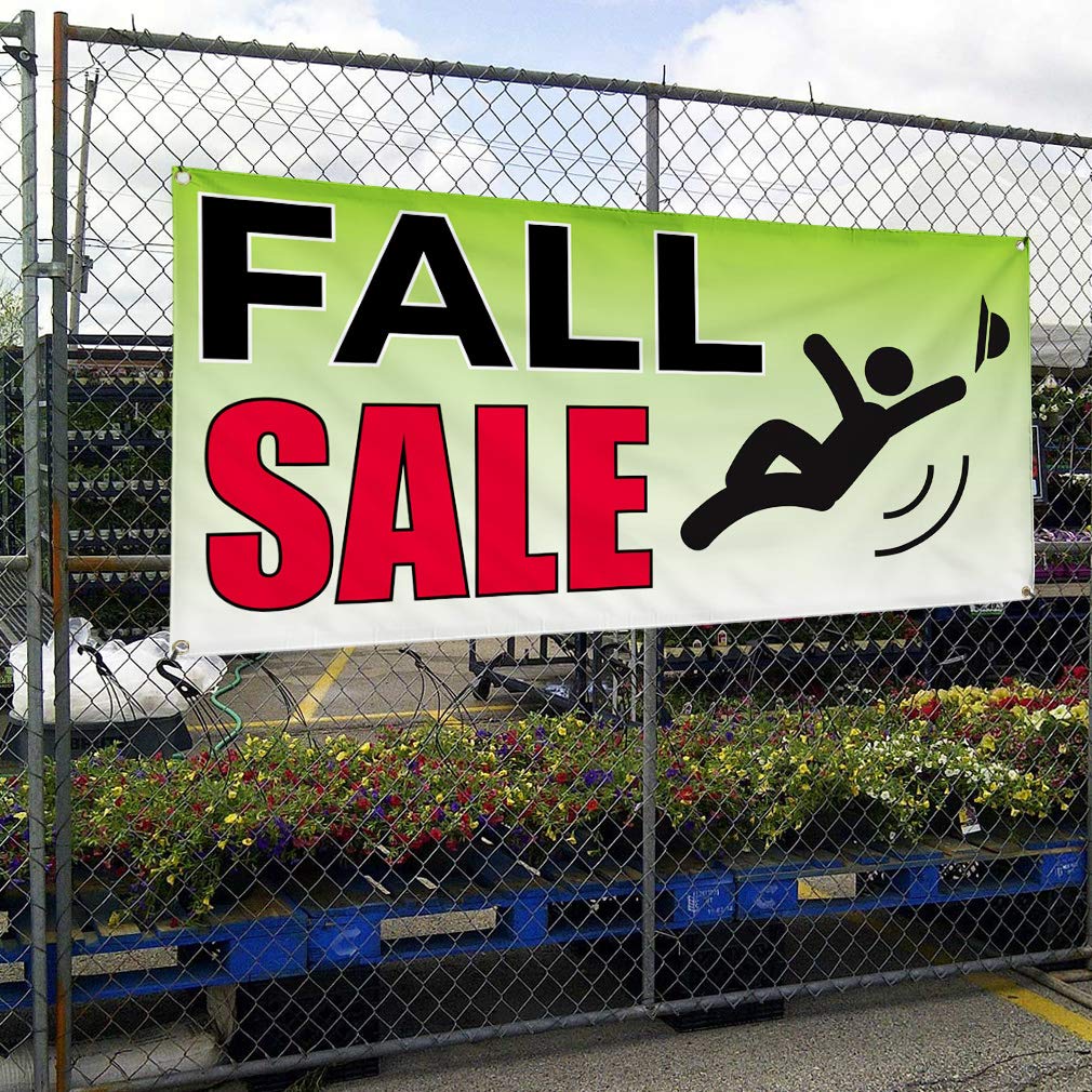 Vinyl Banner - 60x144 Inches, 10 Grommets - Durable Weatherproof Outdoor Advertising Sign for Business, Yard, Industrial Use - Multiple Sizes Available - Perfect for Events, Sales, Construction Sites & Parking Lot Signs