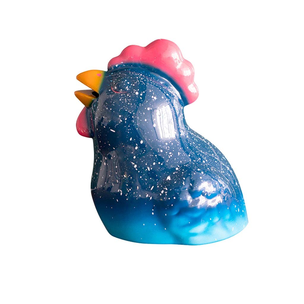 OUMIFA Cute Ceramic Piggy Bank for Kids - Creative Chicken Design for Boys & Girls - Perfect for Bedroom, Car, and Home Decor - Fun Savings Bank for Children (Color: B) - Ideal for Birthday Gifts, Allowance Saving & Financial Education