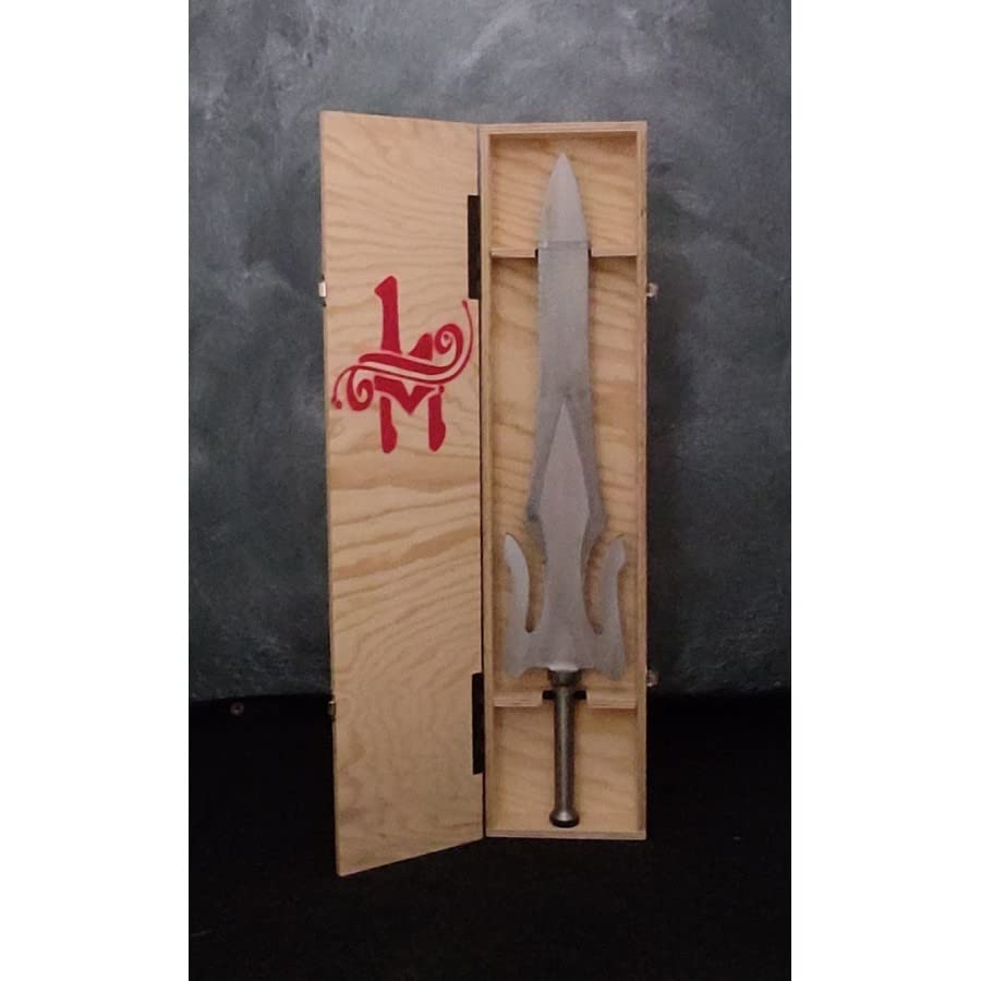 He-Man Power Sword - Stainless Steel Collectible Sword 1816 (Silver Gray, Forged Iron) - Perfect for Cosplay, Display, and Gift Giving