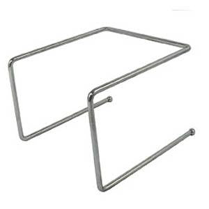 Stainless Steel Chrome Plated Pizza Serving Tray Stand - Durable & Elegant for Home Kitchen, Parties, and Outdoor Dining