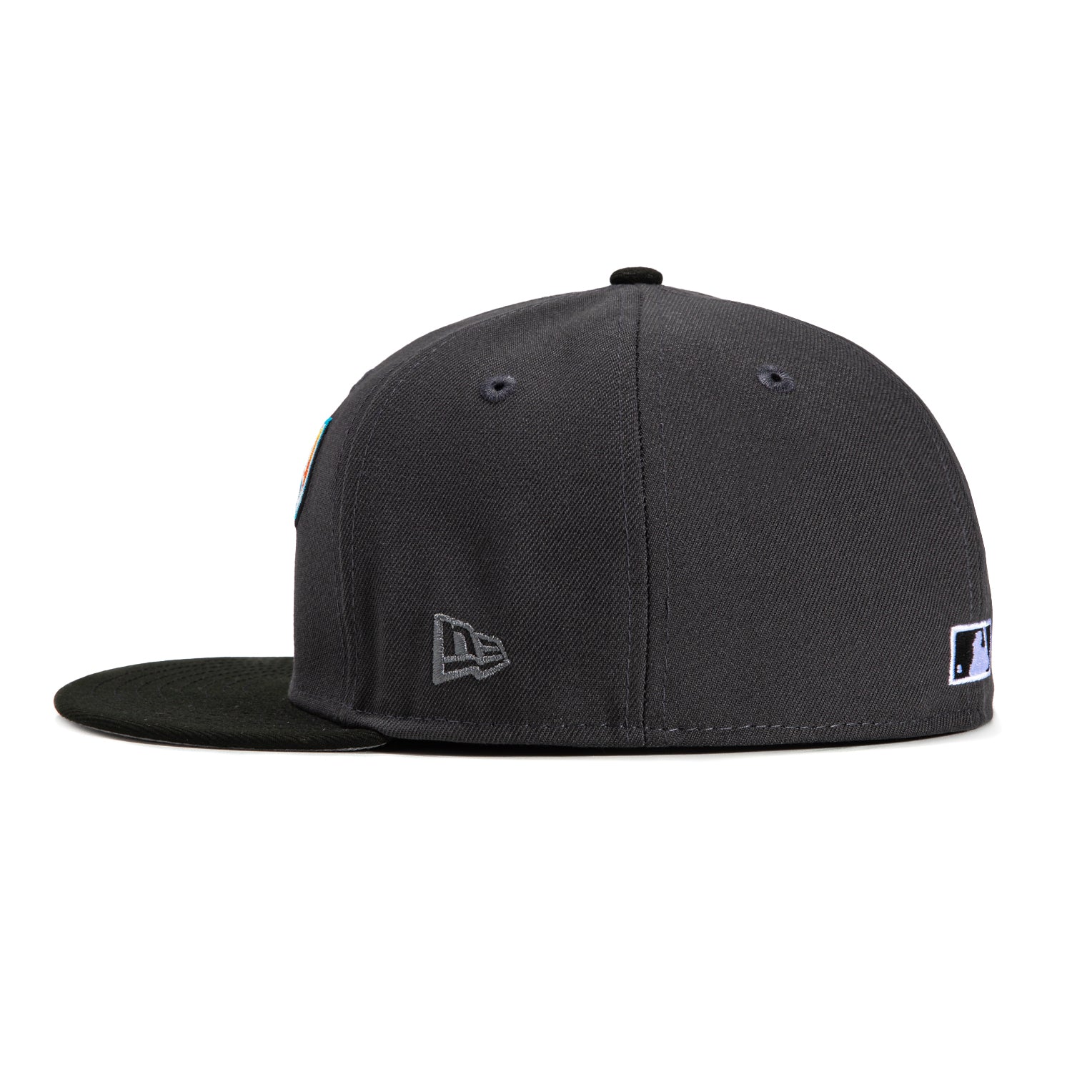 New Era 59Fifty Arizona Diamondbacks 1998 Word Gradient Baseball Cap - Graphite & Black - Adjustable Snapback Hat for Men & Women - Perfect for Games, Fan Gear & Streetwear Fashion