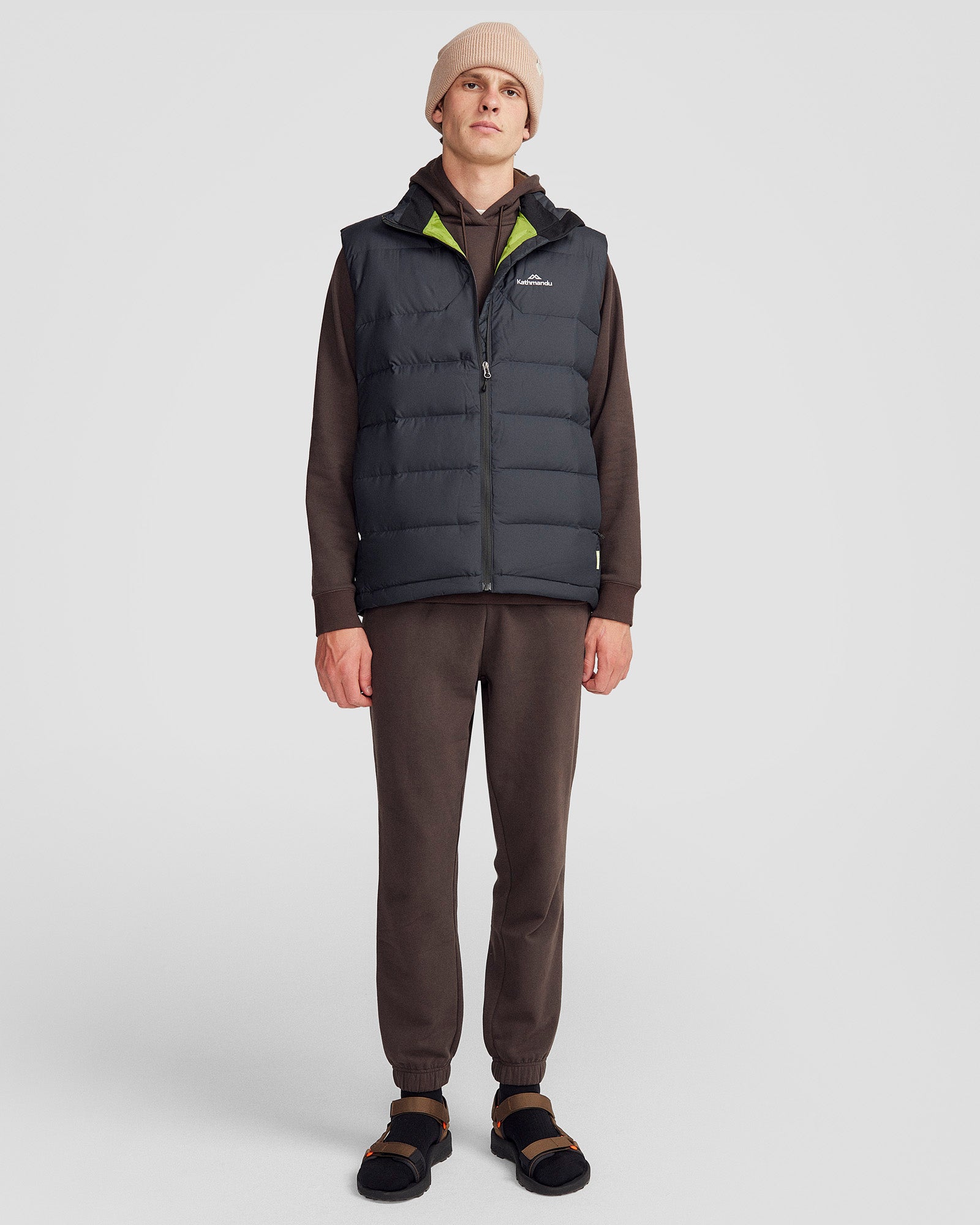 Men's Epiq Down Vest - Lightweight Warm Winter Jacket for Outdoor Activities | Black | Hiking, Camping & Casual Wear