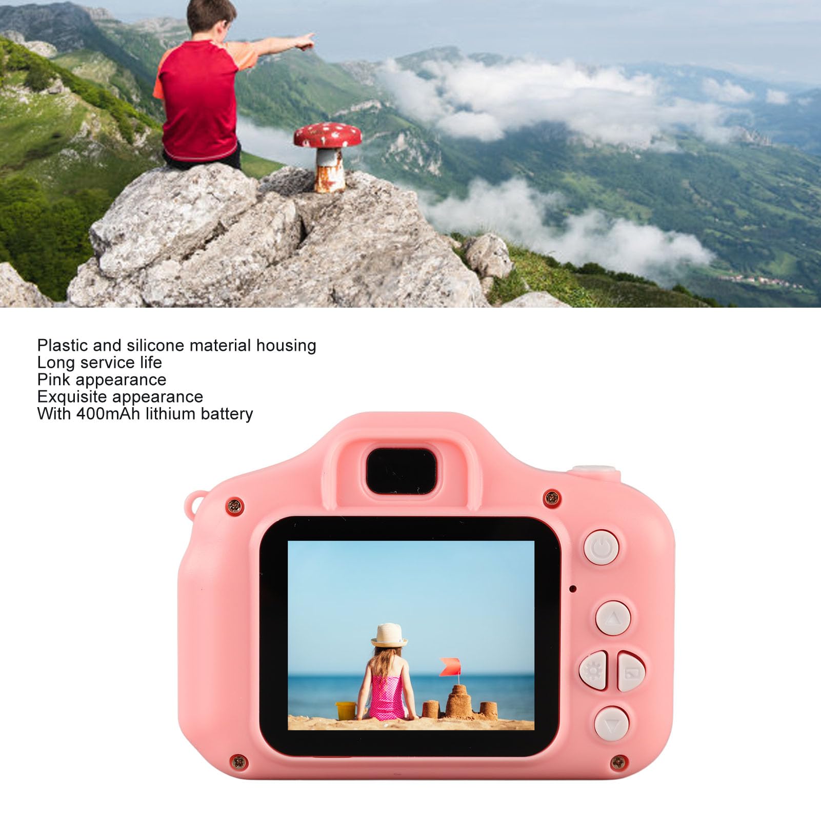 Kids Digital Camera Toy - HD Video Camera for Boys & Girls Ages 3-9 | Christmas & Birthday Gift for Toddlers | Perfect for Outdoor Adventures, Family Travel & Creative Play
