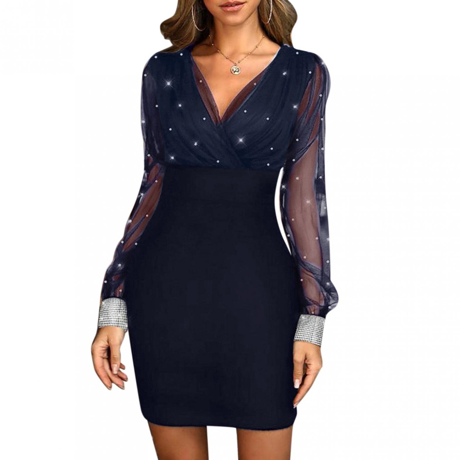Vintage Ruffles Lace Bodycon Pencil Dress for Women - Elegant Cocktail Evening Party Prom Dress - Perfect for Formal Events, Date Nights & Special Occasions