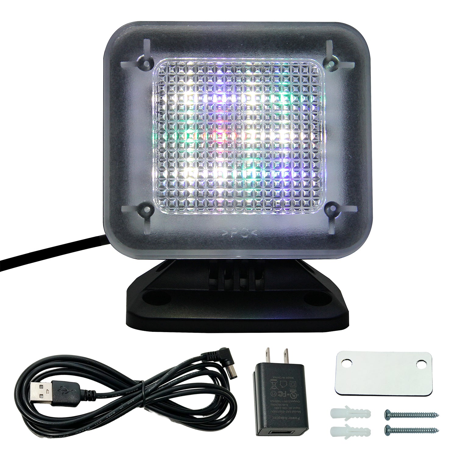 UL Certified Indoor Fake TV Simulator with Extra Bright LED Light & Timer - Perfect for Home Security & Vacation Protection