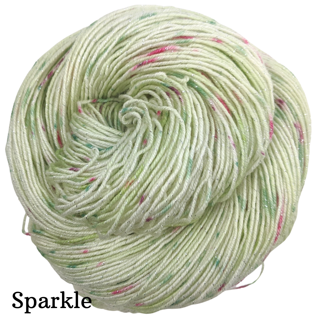 Knitcircus Yarns Sleigh Ride Speckled Skeins - Hand-Dyed Premium Yarn for Knitting & Crocheting | Fast Shipping | Perfect for Scarves, Hats & Winter Accessories