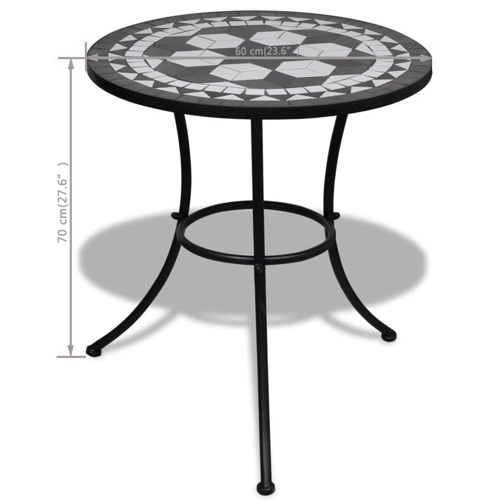CHARMMA Mosaic Bistro Table - 23.6