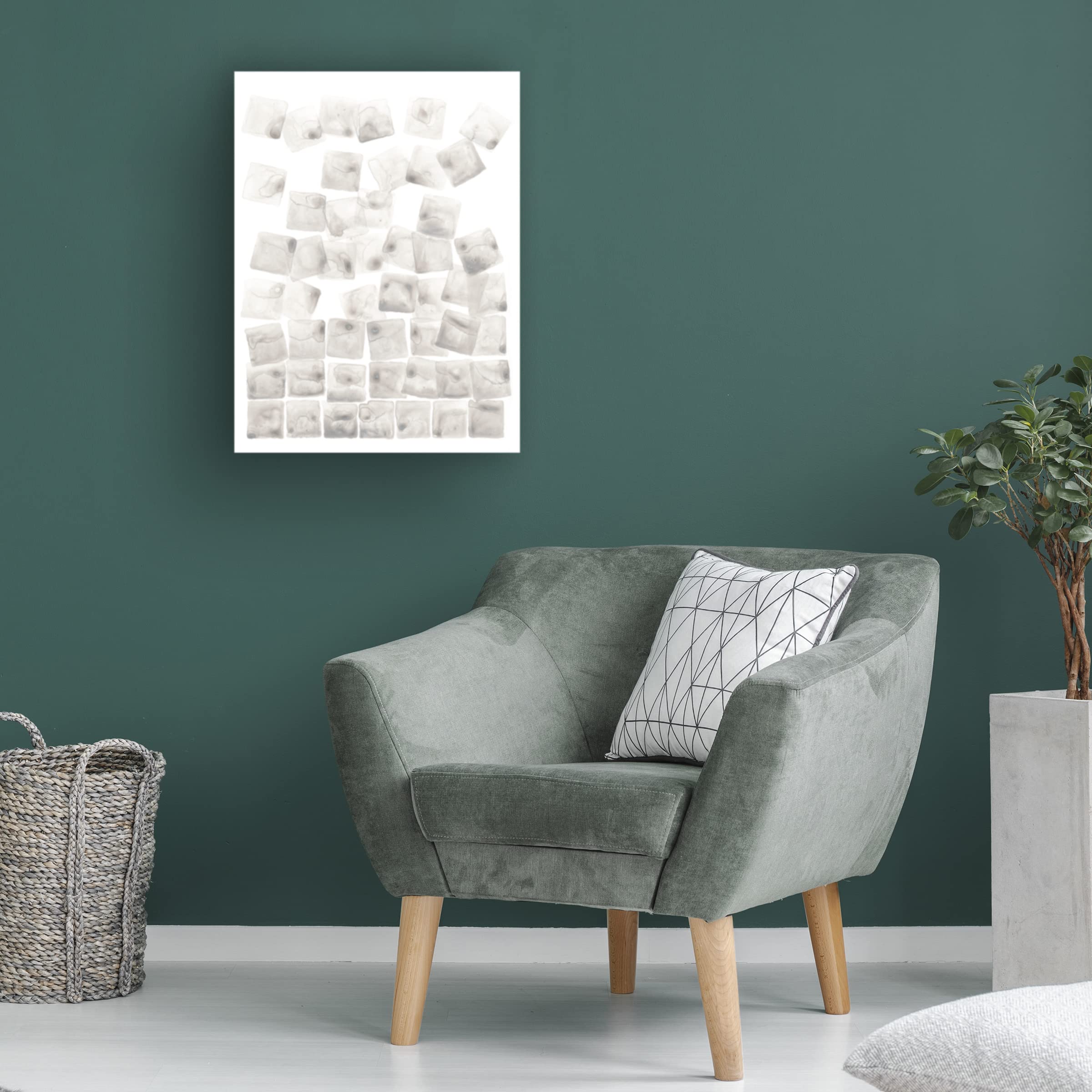 Trademark Fine Art 'Square Root II' Abstract Canvas Wall Art by Vanna Lam - Perfect for Modern Living Room & Office Decor