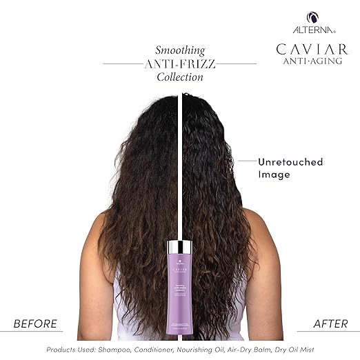 Alterna Caviar Anti-Aging Anti-Frizz Dry Oil Mist 5.0 oz - Hydrating Hair Treatment for Frizz Control & Shine - Perfect for Damaged, Dry Hair - Salon-Quality Styling at Home