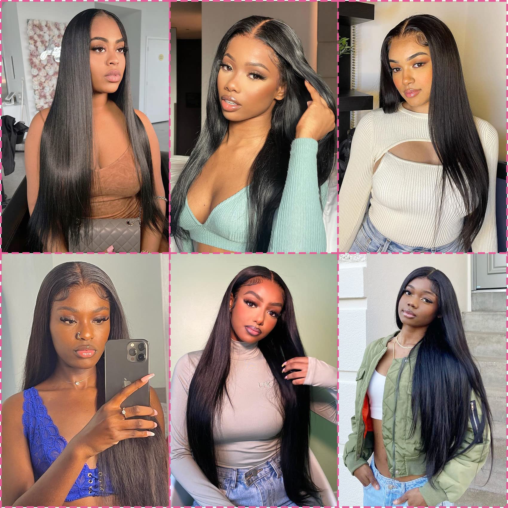 Go Glueless Wigs for Women - 100% Human Hair 22Inch HD Lace Front Wig with Pre Plucked & Pre Cut 4X6 Lace | Beginner Friendly, Natural & Comfortable | Perfect for Daily Wear, Cosplay & Protective Hairstyles
