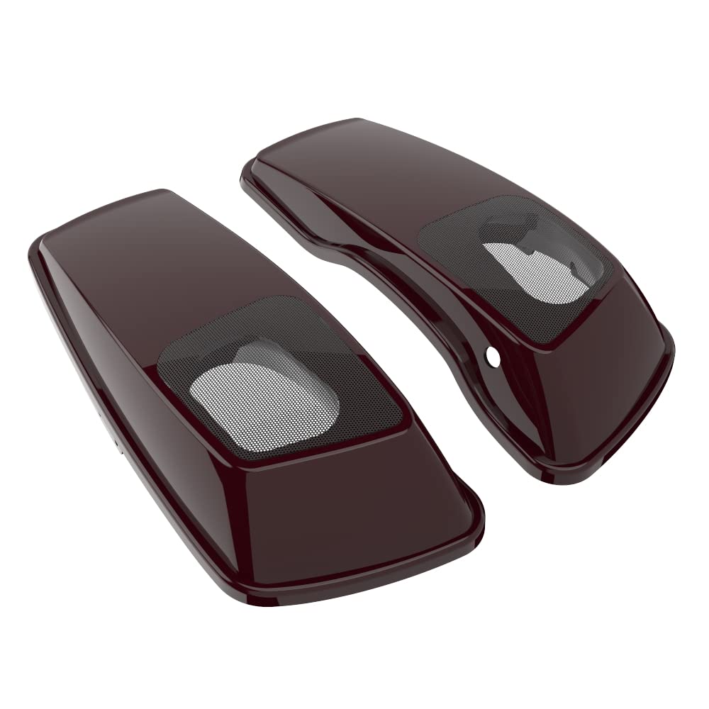 Premium 6X9 Saddlebag Speaker Lids for 2014-2023 Harley Davidson Touring Bikes - Color Matched for Seamless Style - Perfect for Road Trips & Custom Audio Upgrades