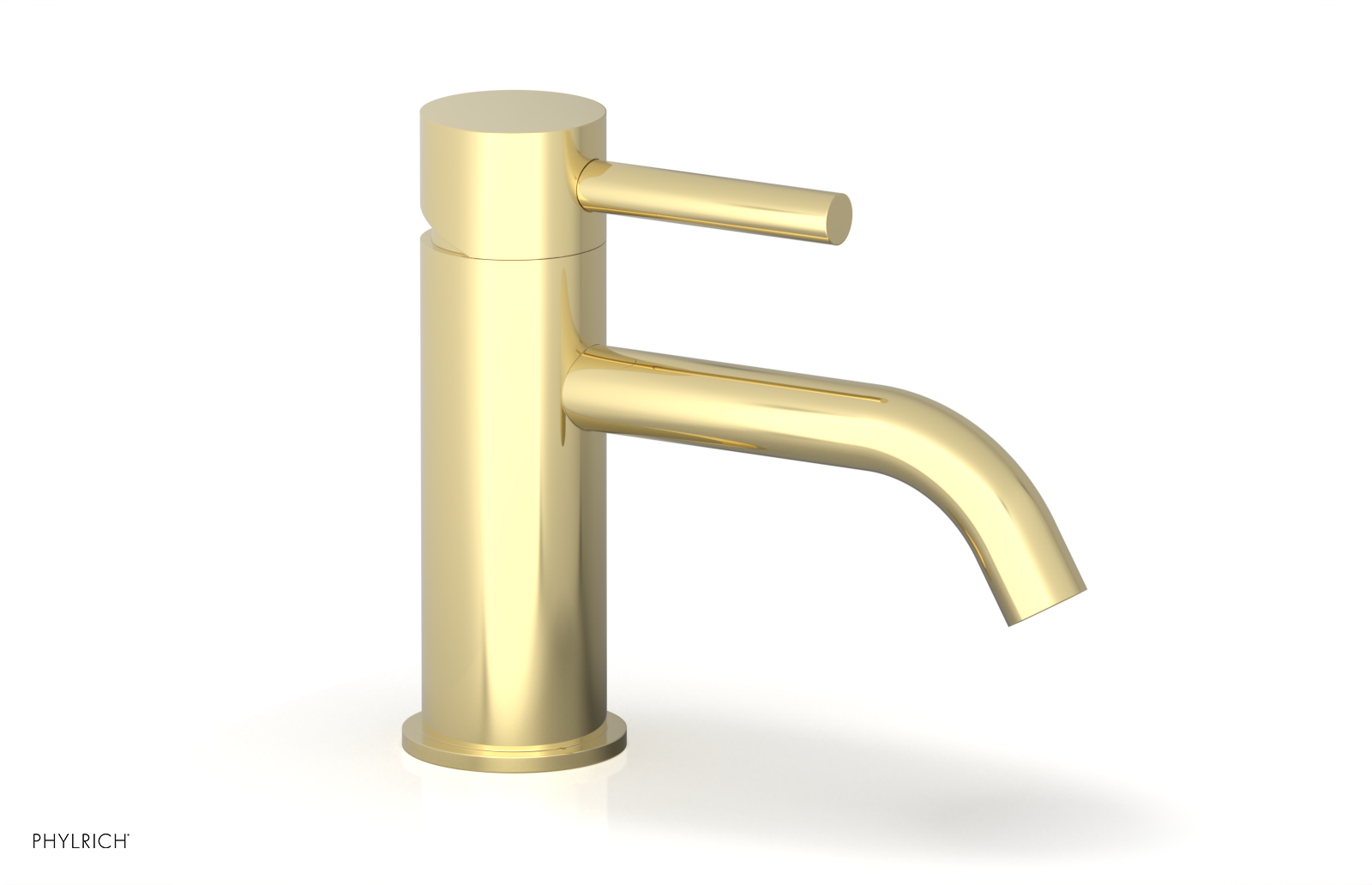 BASIC II Single Hole Bathroom Faucet with Lever Handle - Chrome Finish for Modern Sink Vanity - Perfect for Home, Hotel & Commercial Use