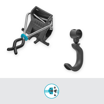 Gardena Set Holder & Hook - Heavy Duty Wall Mount Organizer for Garden Tools - Perfect for Sheds, Garages & Outdoor Storage