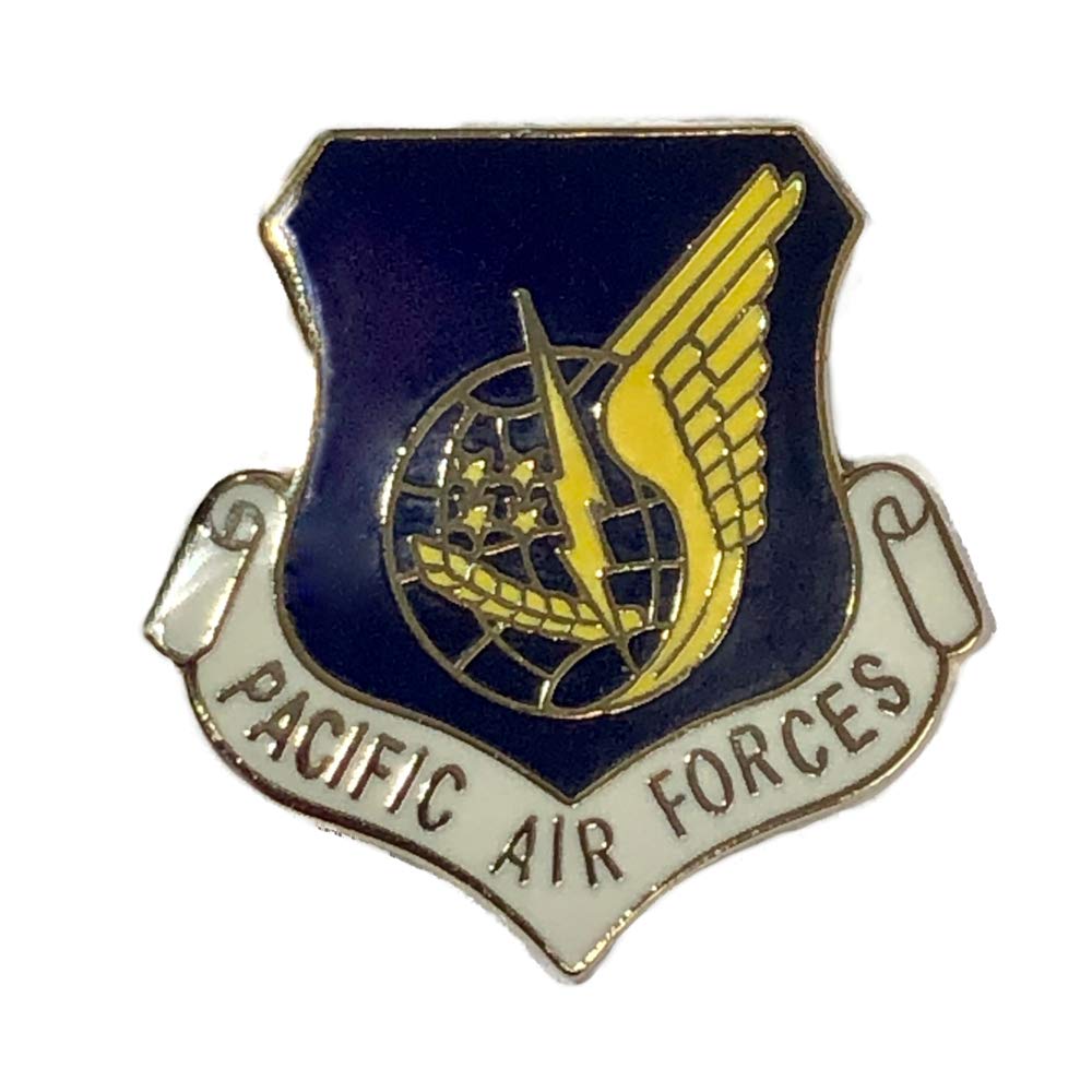 Authentic U.S. Air Force PACAF Hat Pin (Post-1992 Colors) - Military Collectible & Patriotic Gift for Veterans, Enthusiasts - Perfect for Caps, Jackets & Display Cases