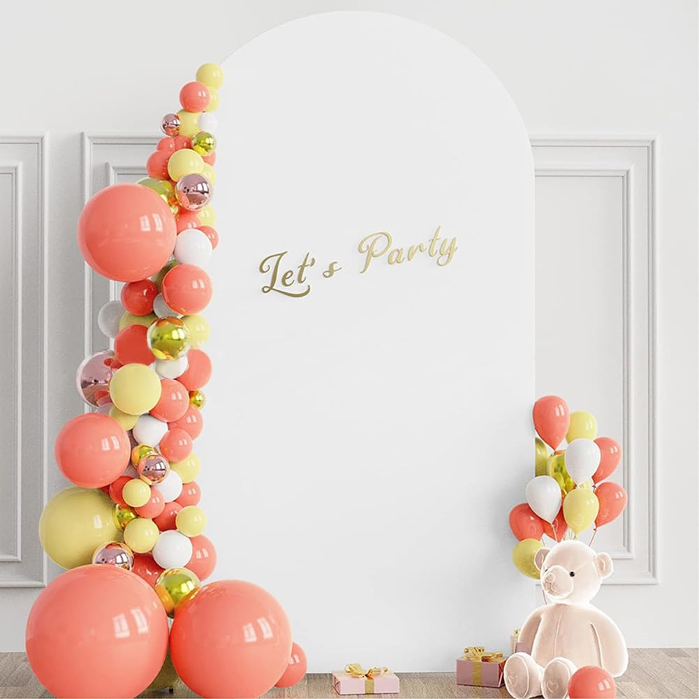 180x80cm Double Sided Round Arch Backdrop - Wedding & Party Decor
