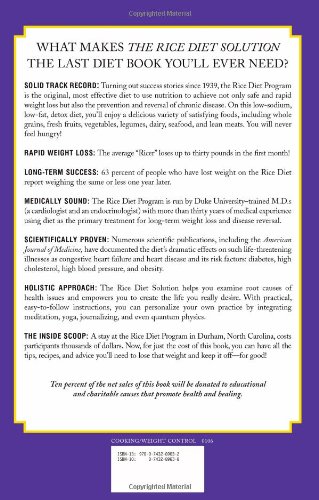 The Rice Diet Solution: Low-Sodium, Good-Carb Detox Plan for Fast & Sustainable Weight Loss | Perfect for Busy Professionals & Health-Conscious Individuals