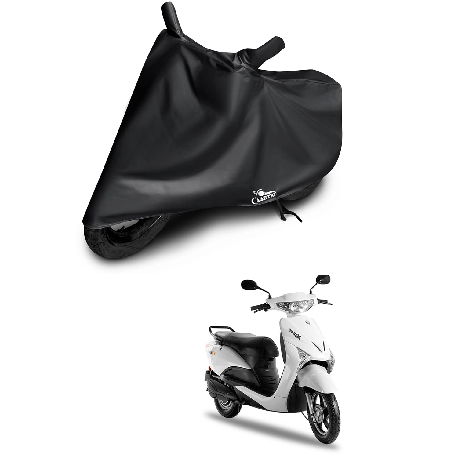 AARTRI UV Protection Dustproof Body Cover for Indus Yo Explor 2022 (BS-2,3,4,6) - Premium Black Car Seat Cover for Sun Protection & Dust Prevention - Perfect for Outdoor Parking & Road Trips