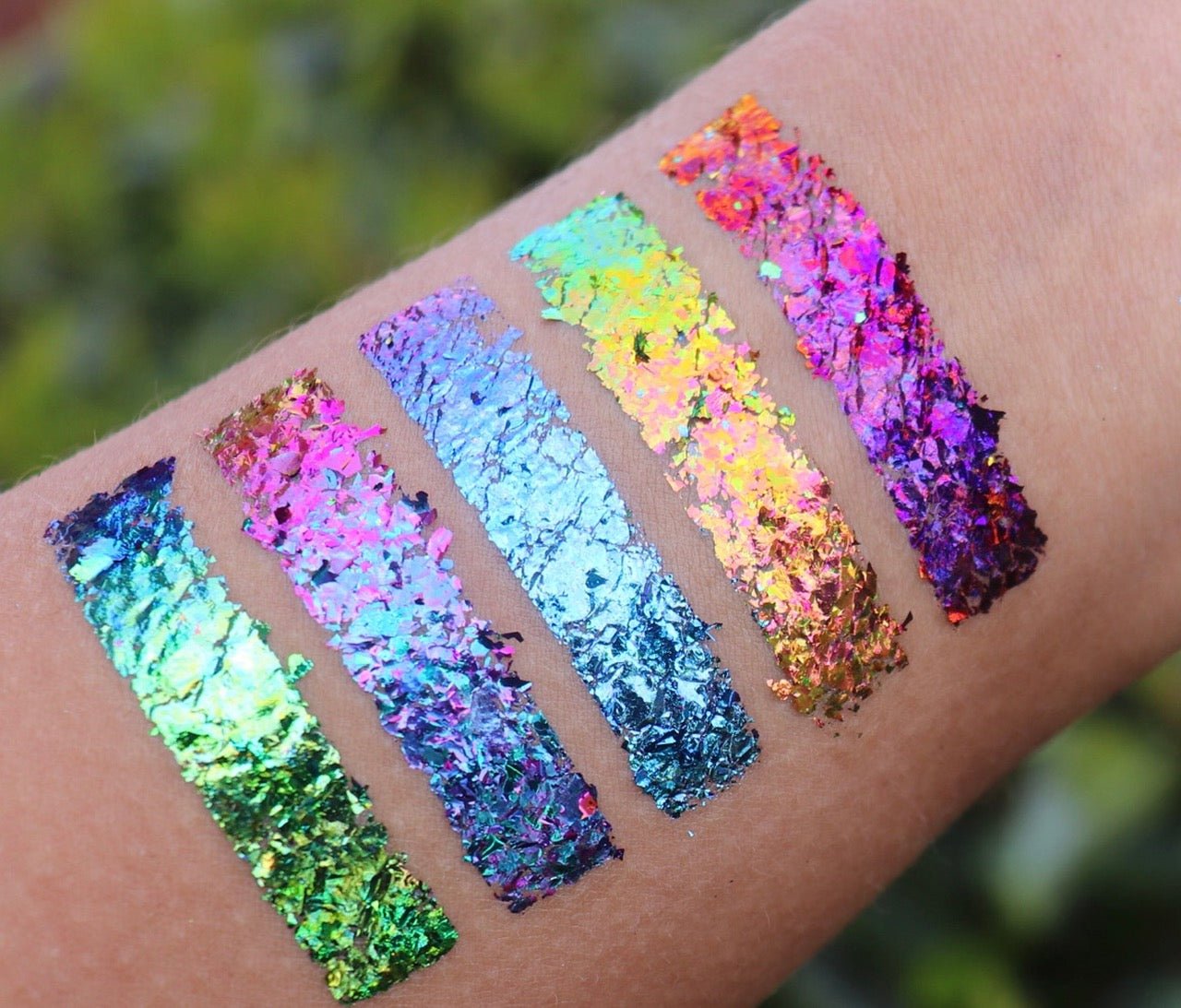 Moon Dust Duochrome Flakes for Nails - Shimmery Cosmetic Glitter for Nail Art, Makeup & DIY Crafts - Perfect for Manicures, Eye Shadow & Resin Projects