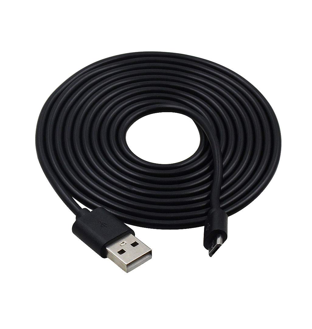 6Ft Extra Long USB Charger Cable for Google Chromecast - Fast Charging & Durable Nylon Braided Cord - Perfect for Home Theater, Gaming & Streaming Devices