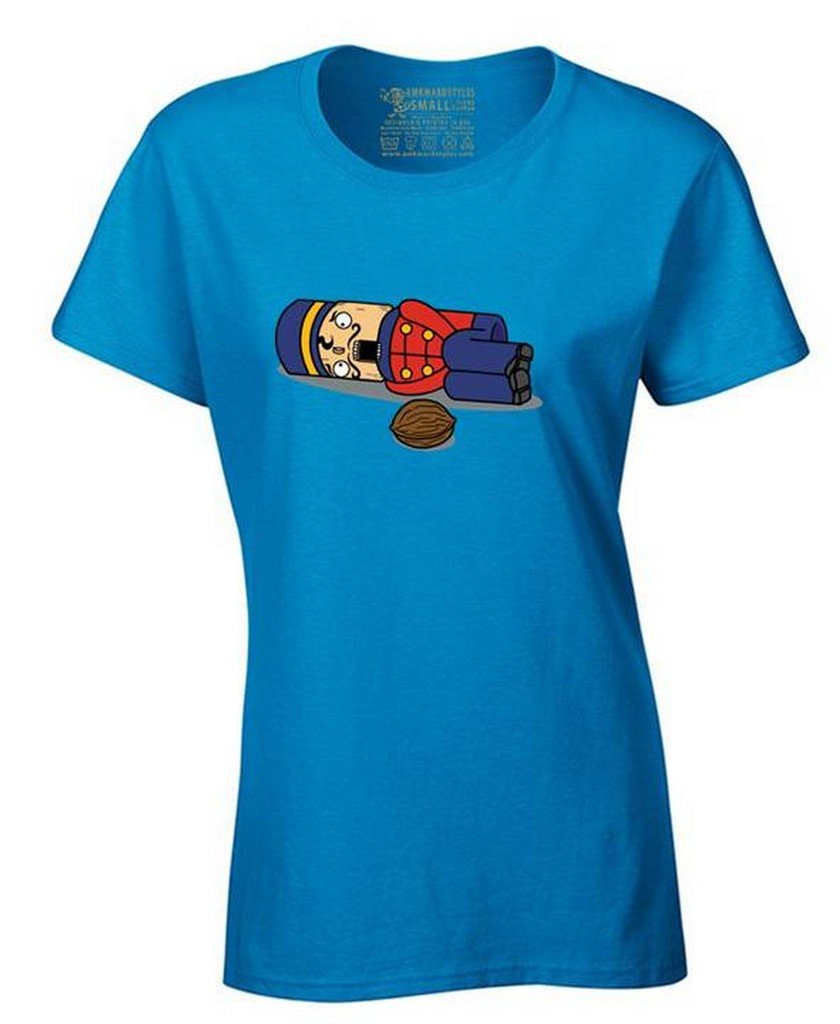 Awkwardstyles Women's Funny Nutcracker Christmas T-Shirt | Holiday Gift Tee for Women | Perfect for Christmas Parties & Family Gatherings