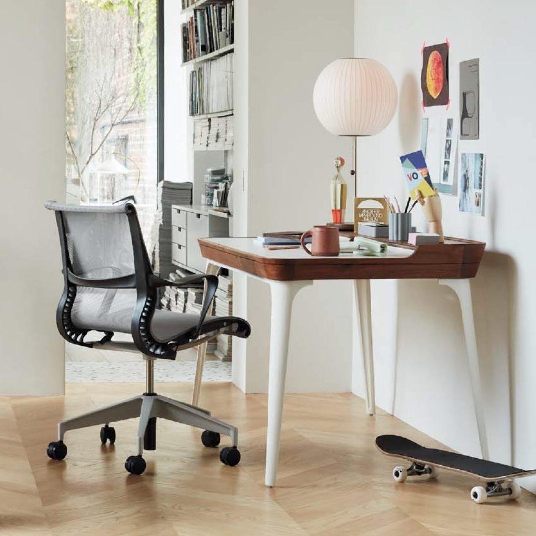 Nelson Table Lamp - Mid Century Modern LED Desk Lamp for Home & Office - Perfect for Living Room, Bedroom, or Study Lighting