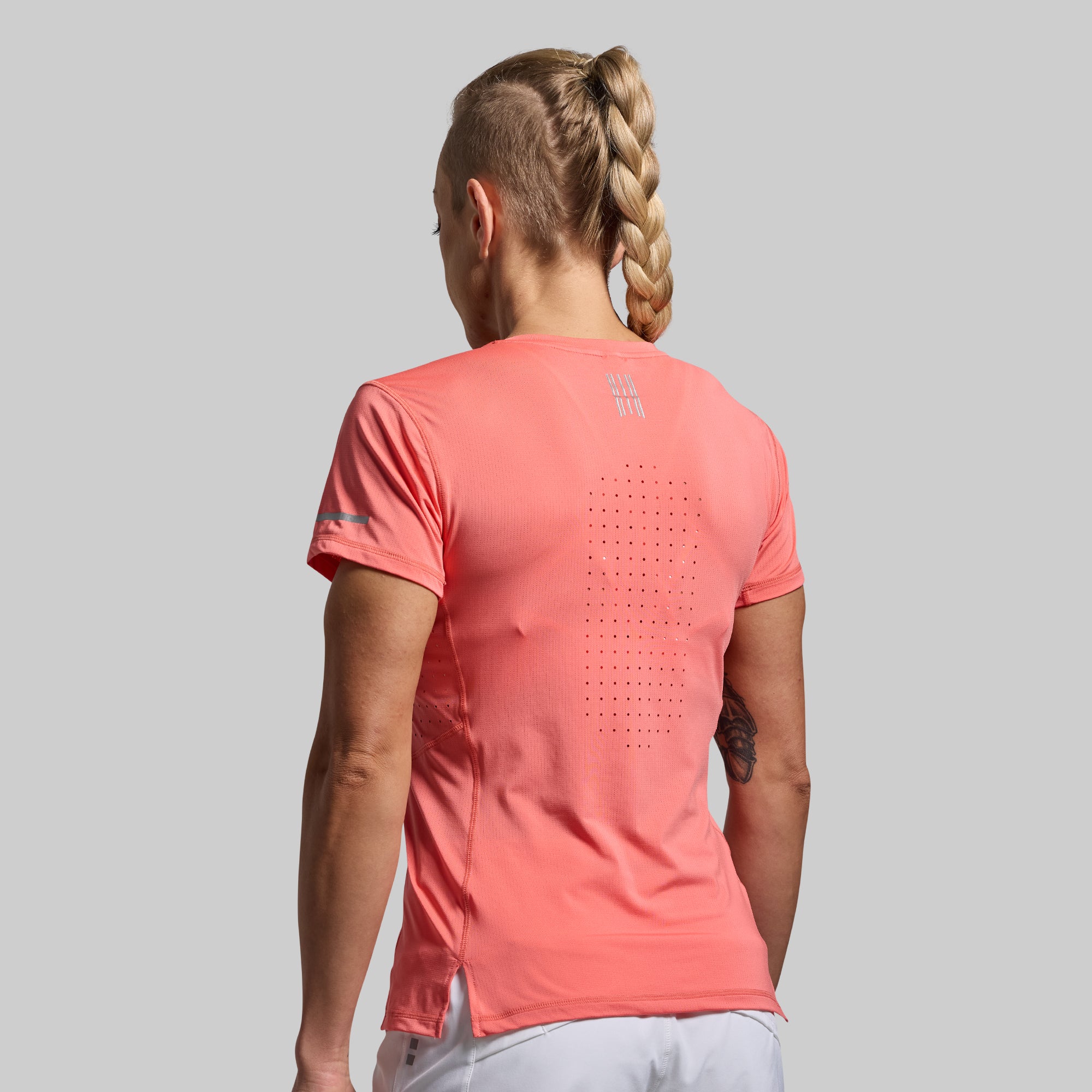 Women's Endurance Running Shirt - Breathable Athletic Top for Workouts & Training (Hot Peach) | Perfect for Gym, Jogging & Outdoor Sports
